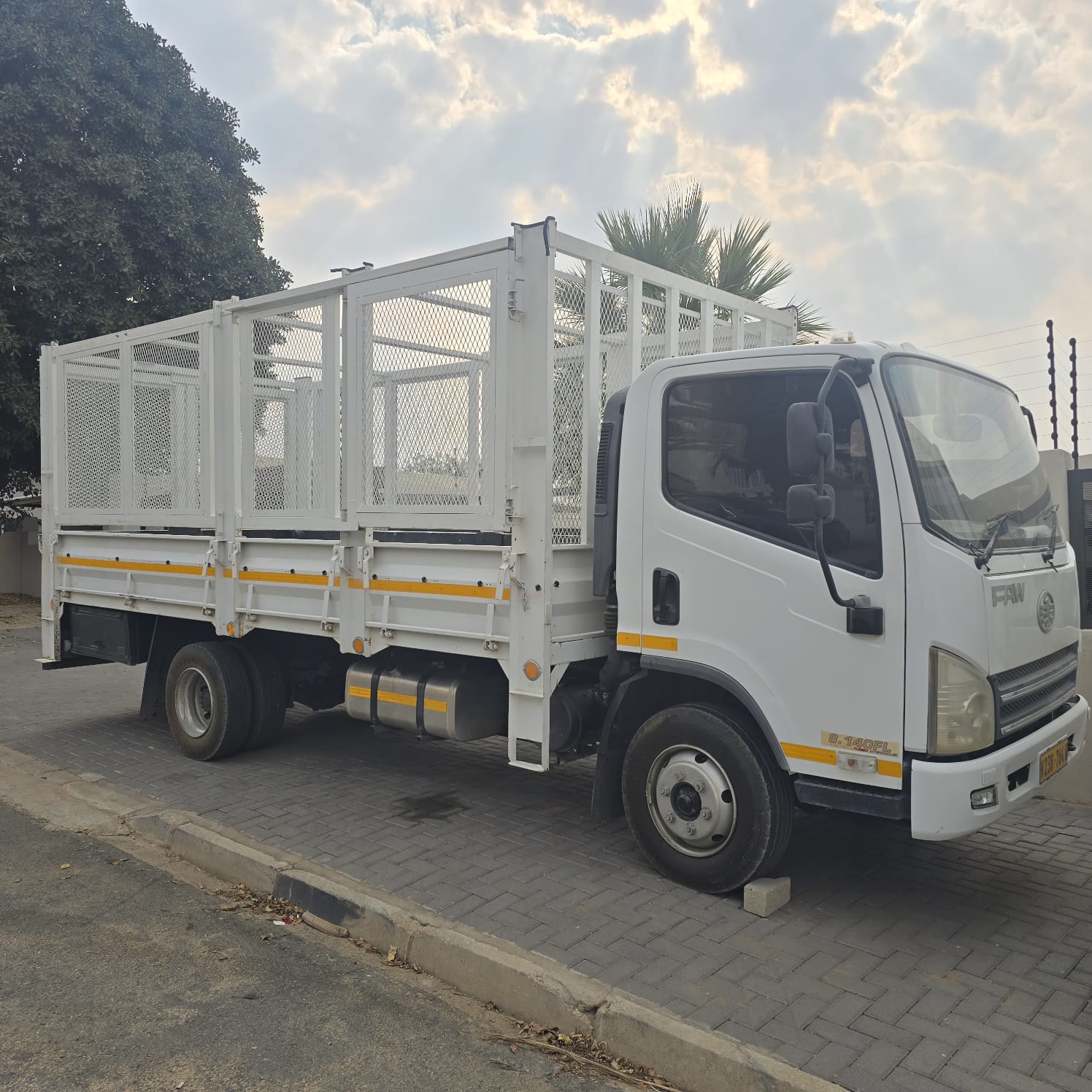 UAE truck fleet providing transportation and logistics services in Namibia